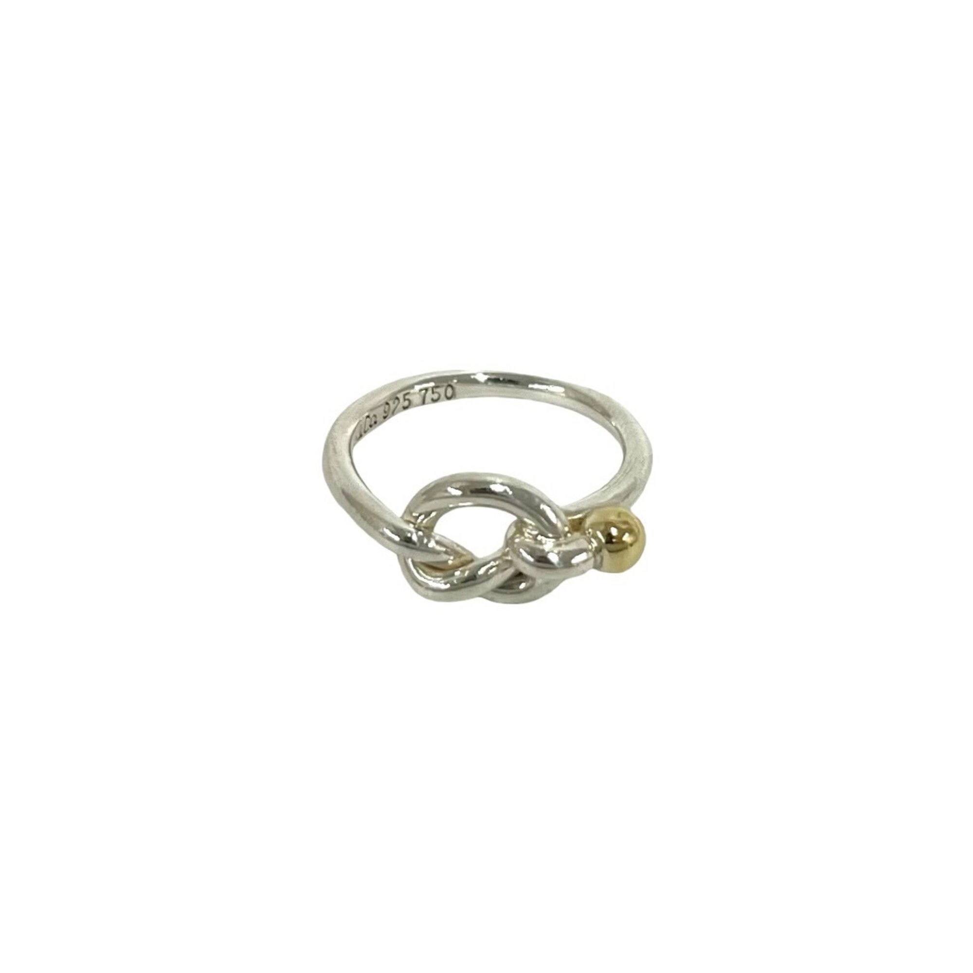 TIFFANY&Co. Tiffany Vintage Love Knot Ring 925 18K 750YG Accessory Silver Gold 30233