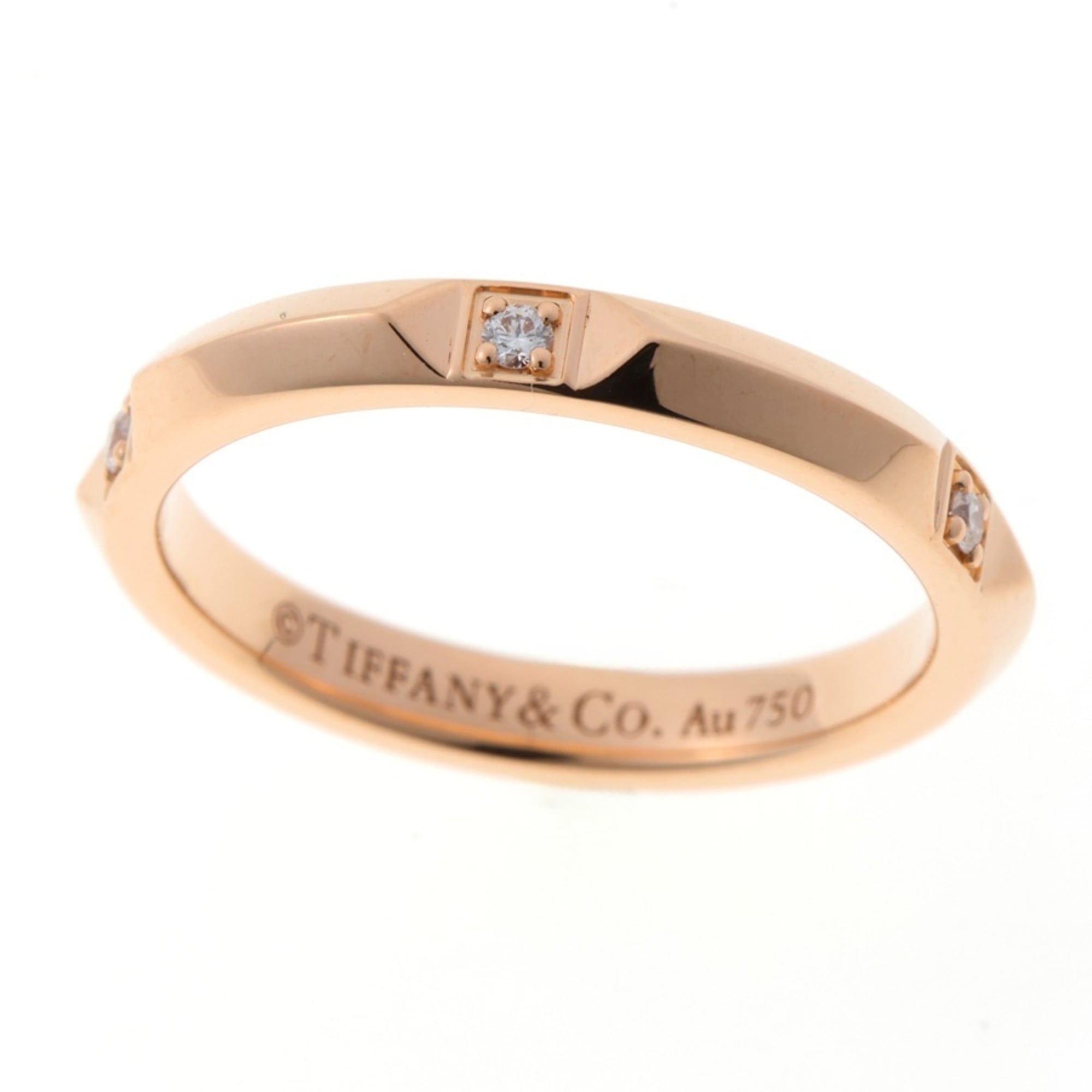 Tiffany & Co. True Band Ring, Diamond, 67134214, 18K Pink Gold (Rose Gold)