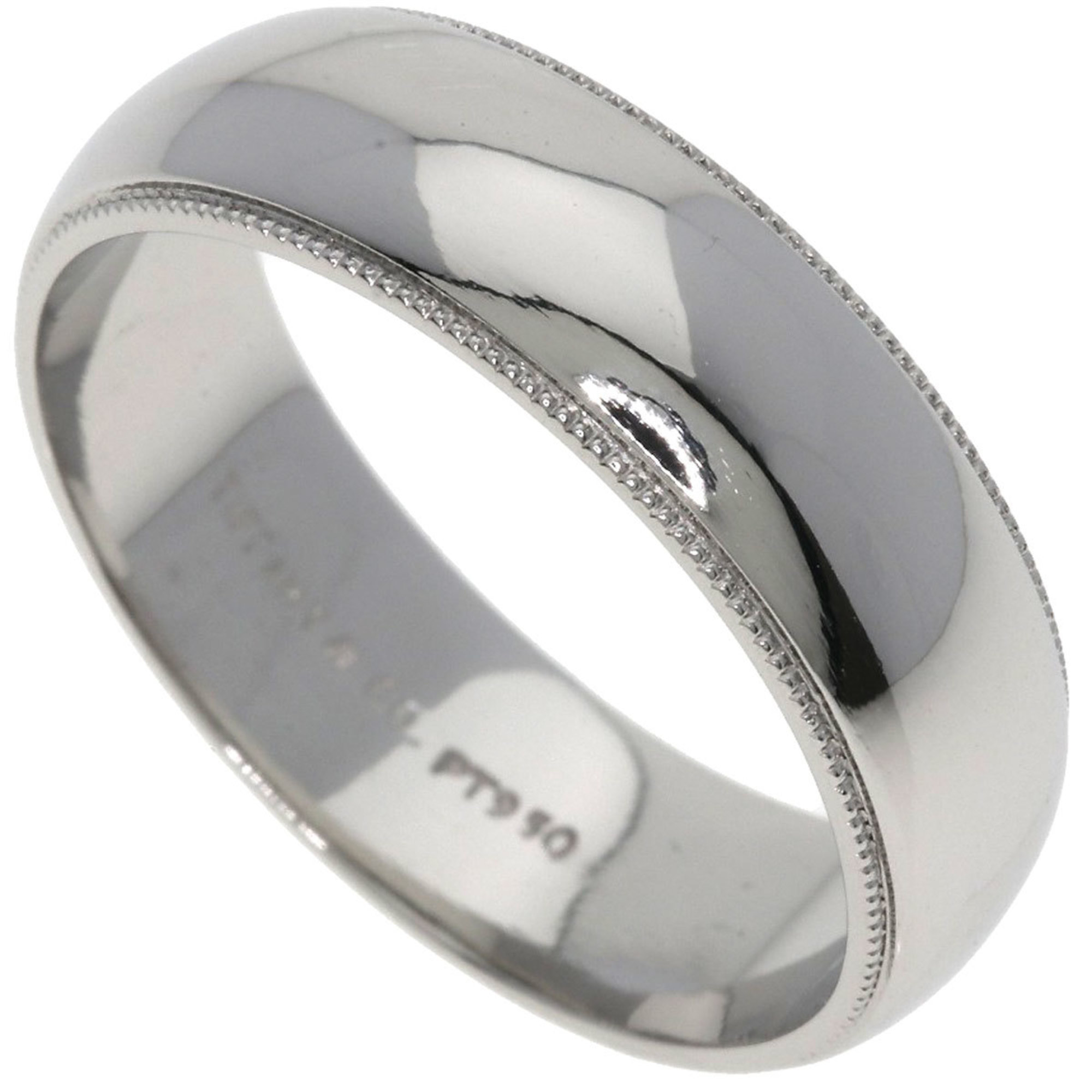Tiffany & Co. Milgrain Ring, Platinum PT950, Women\'s Ring.