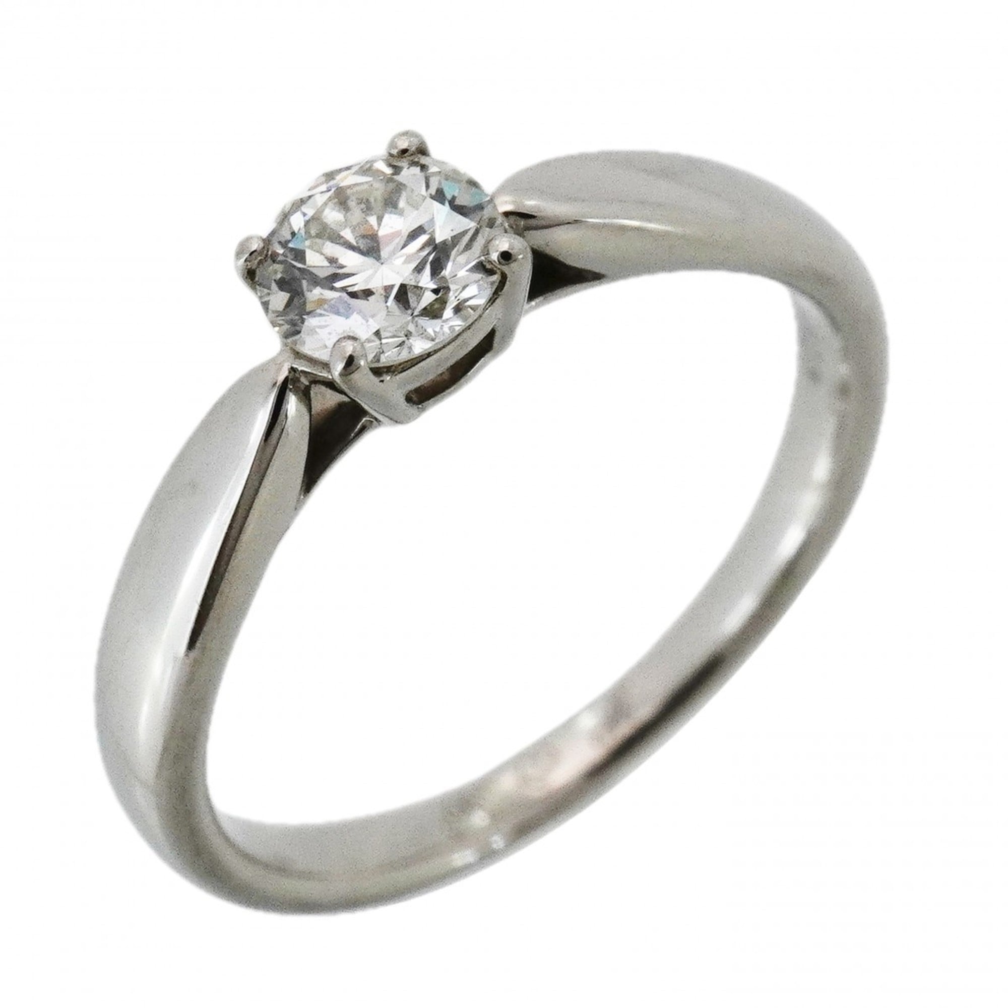 Tiffany & Co. Harmony Ring, 1PD (One Diamond), Pt950 Platinum, 0.31ct Diamond, Size 5.5, Women\'s