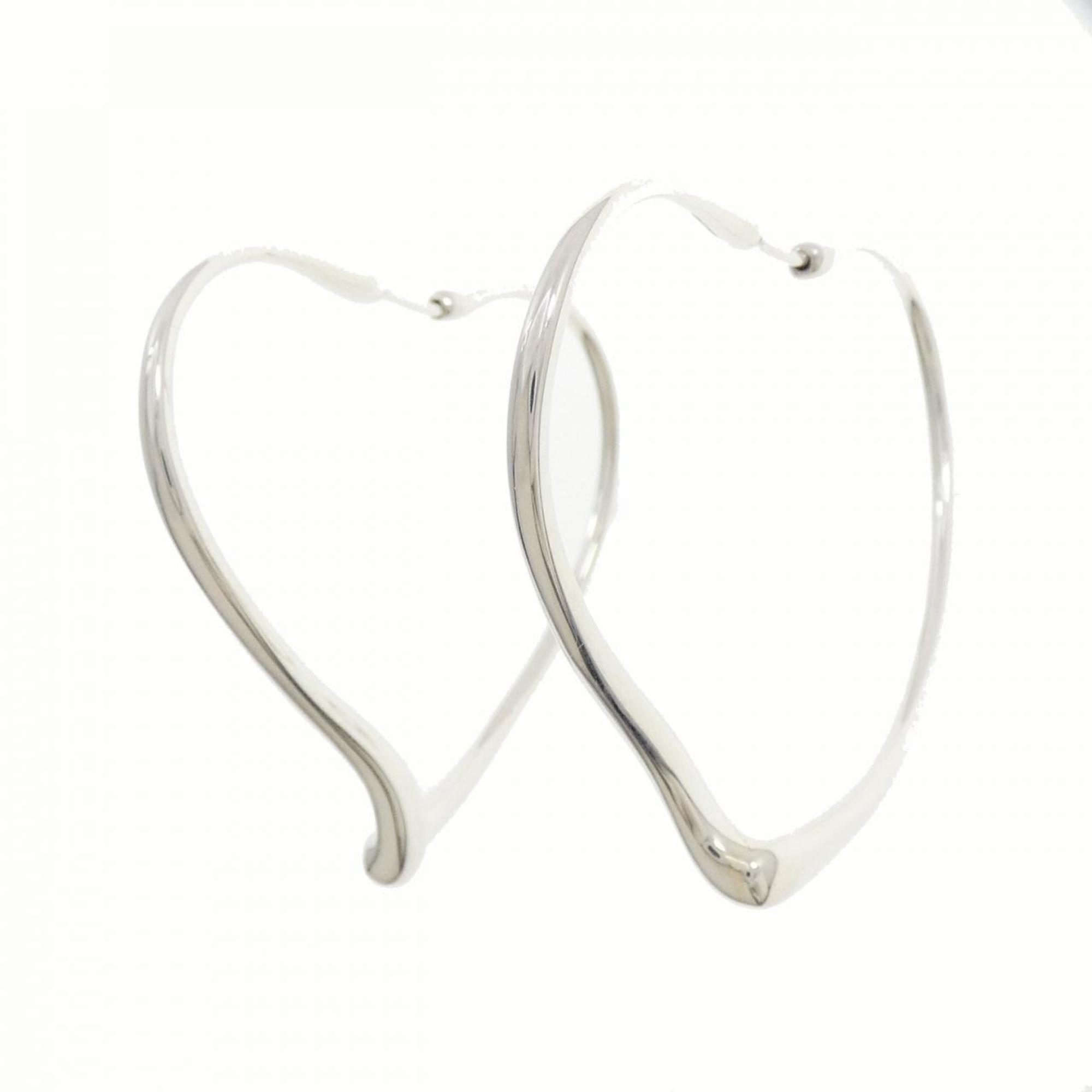 Tiffany Open Heart Hoop Earrings