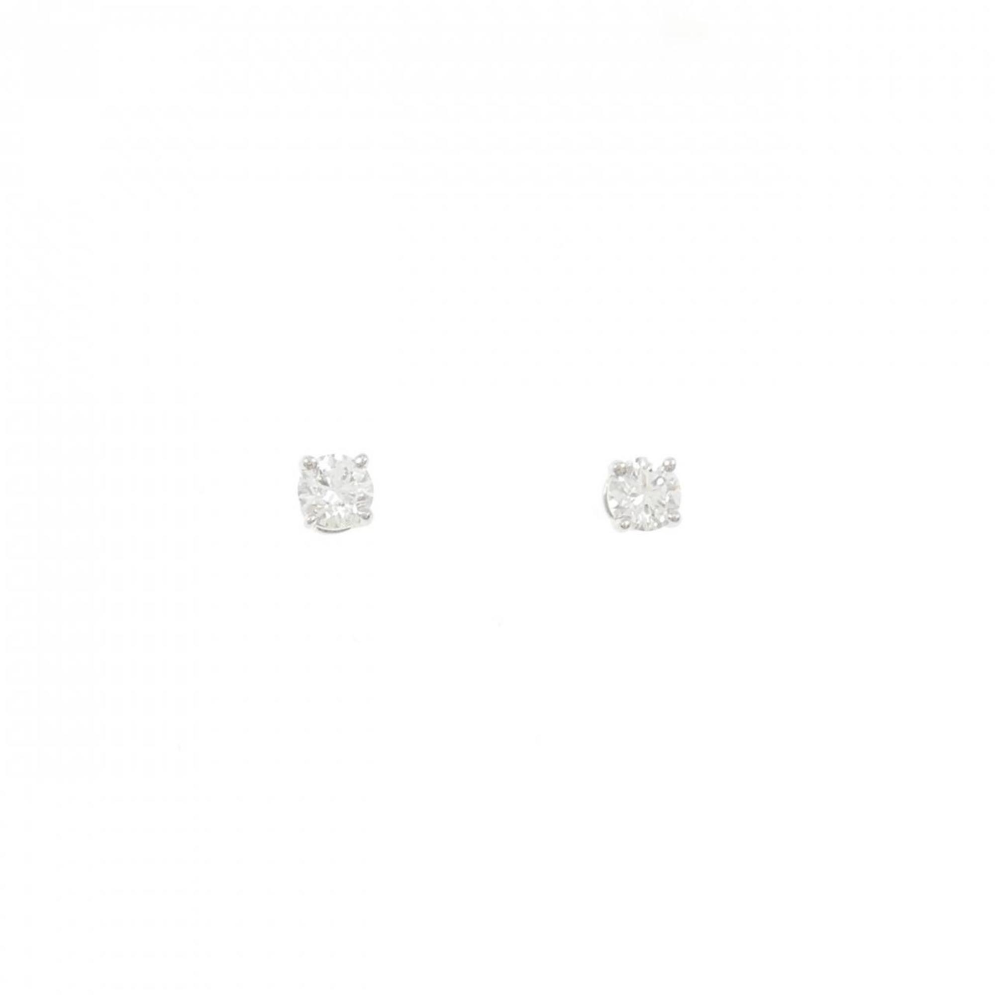 Tiffany solitaire earrings