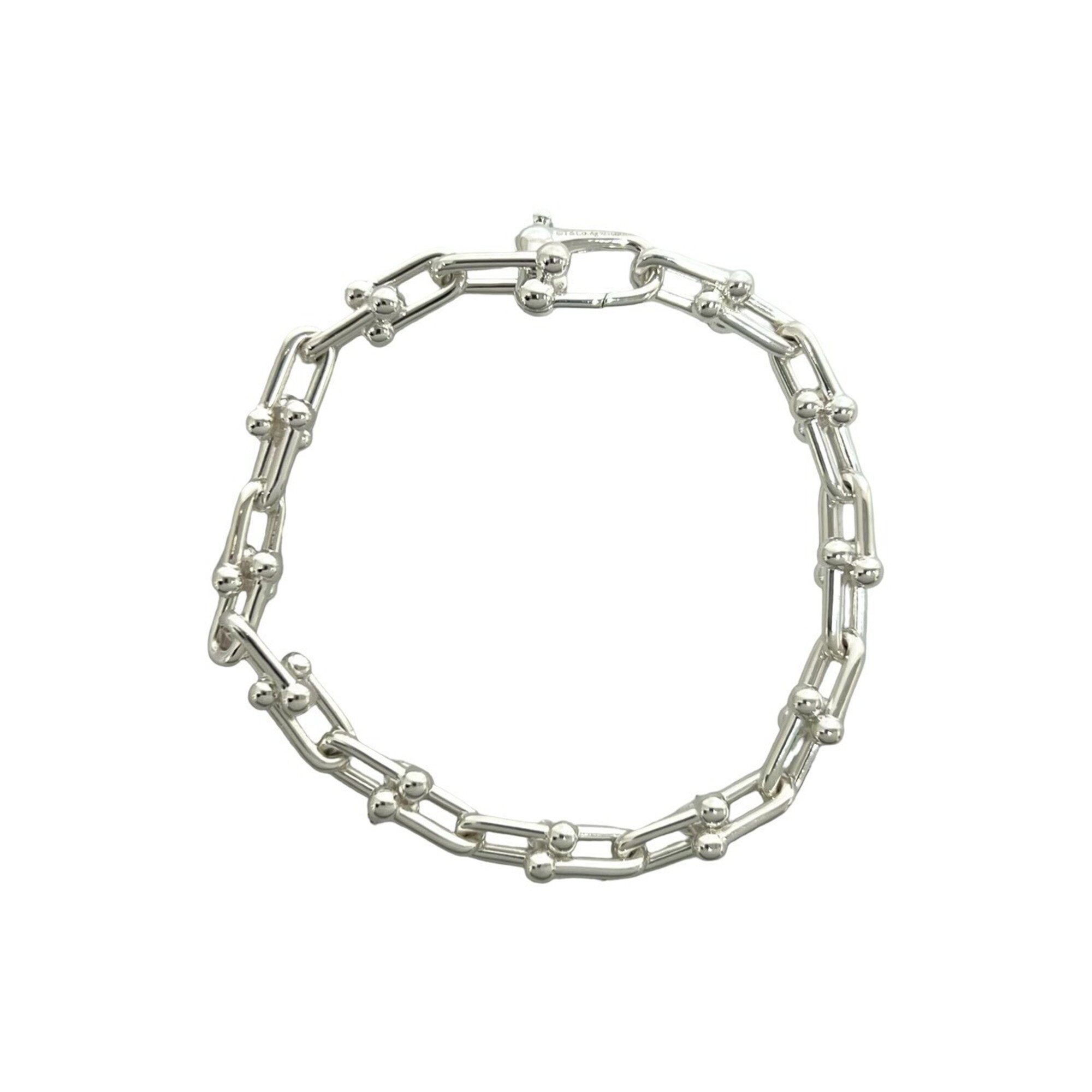 TIFFANY&Co. Tiffany HardWear Small Link 925 Bracelet Chain Bangle Accessory Silver 42764