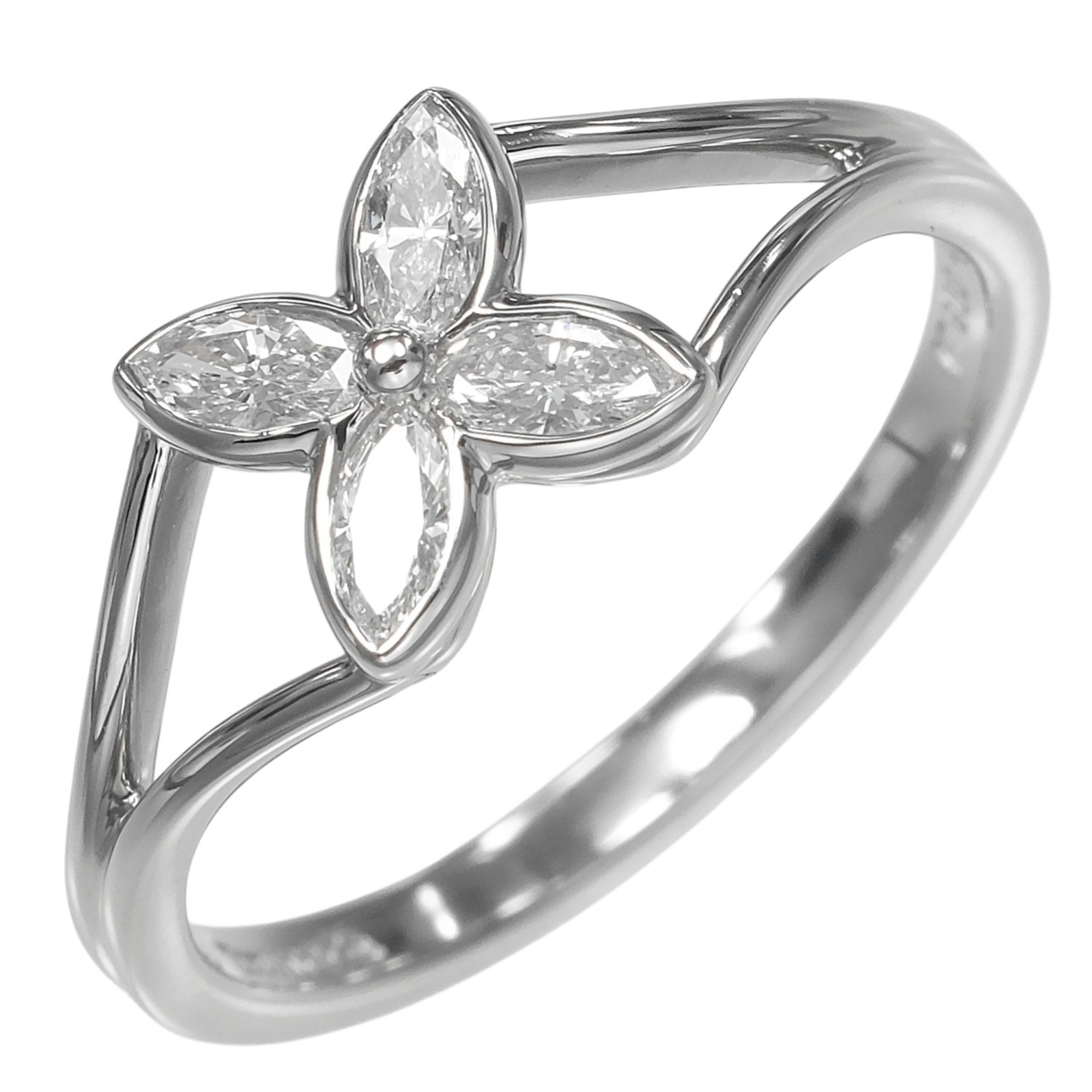 Tiffany & Co. Victoria Ring, Size 9, Platinum 950, Diamond, Approx. 2.78g.