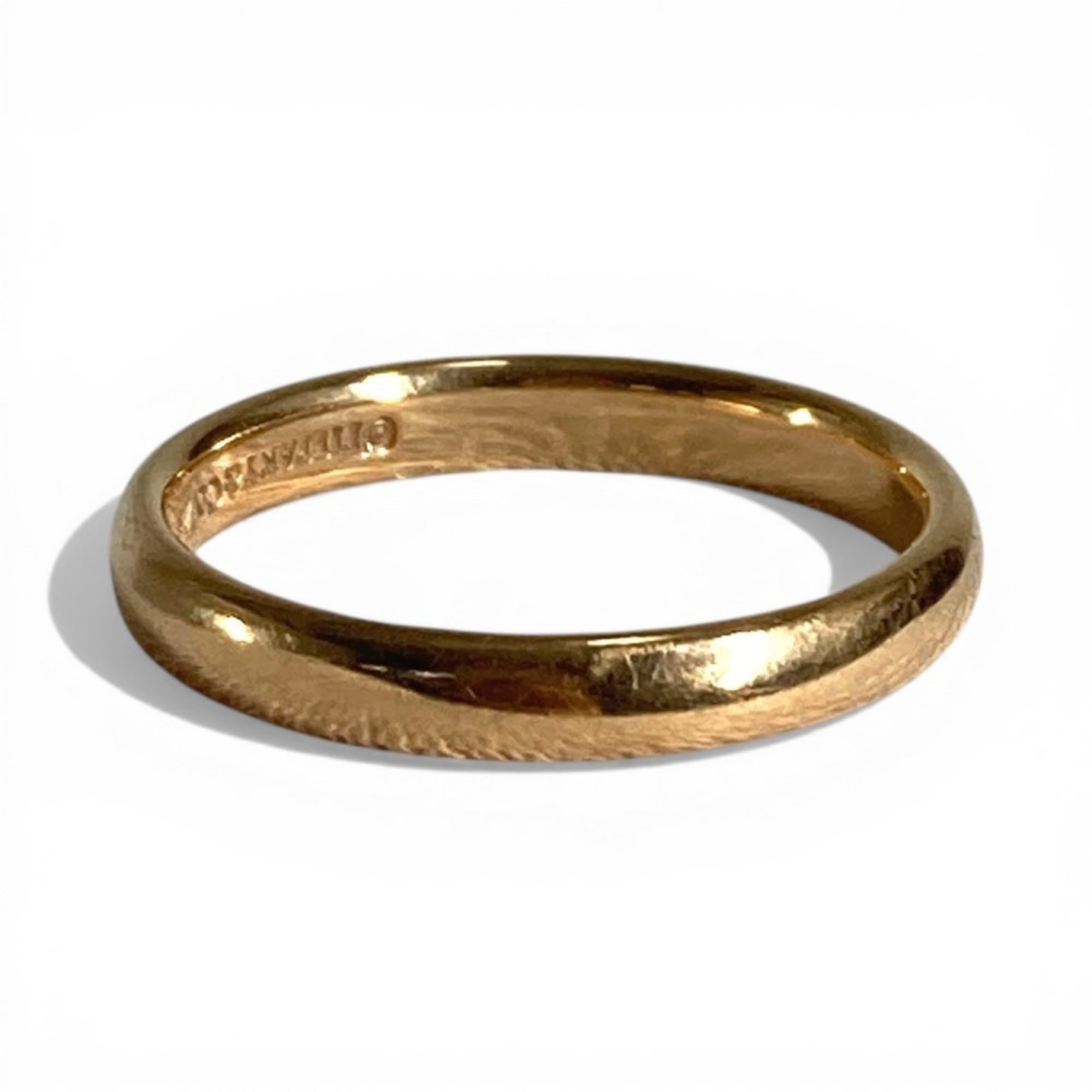 TIFFANY&Co. Tiffany 18K Gold Band Ring Accessory Jewelry Au750 Women\'s 1