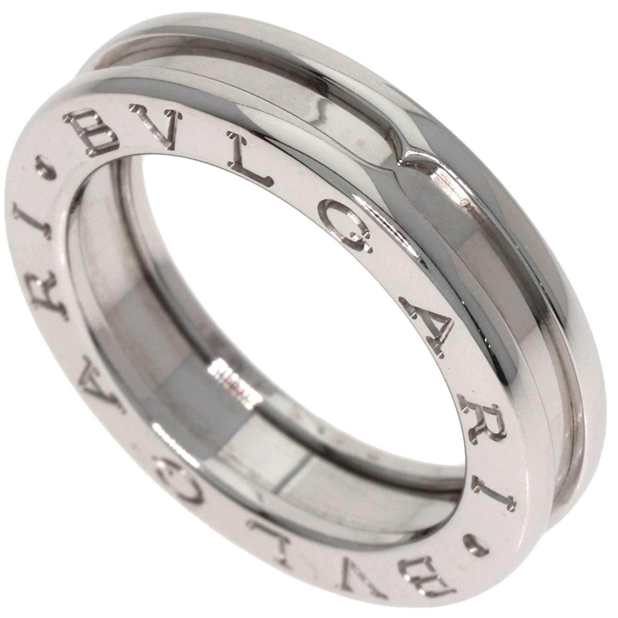 Bvlgari Bulgari B-zero1 1-band ring #50, 18K white gold, women\'s ring.