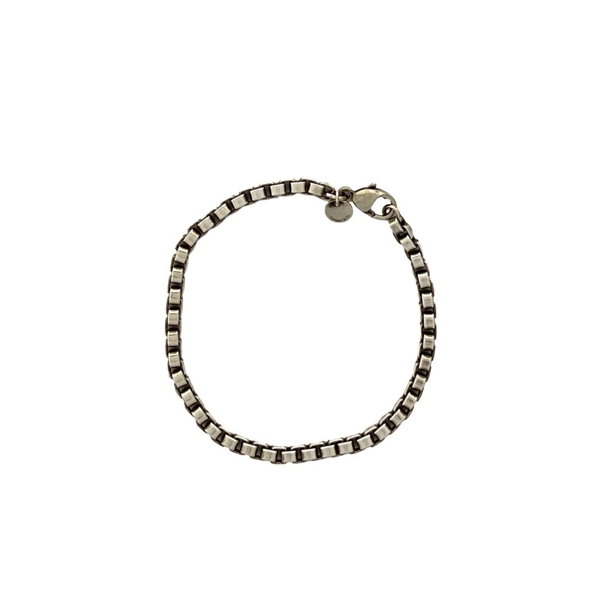 TIFFANY&Co. Tiffany Venetian Bracelet, Sterling Silver 925 Chain, 92800