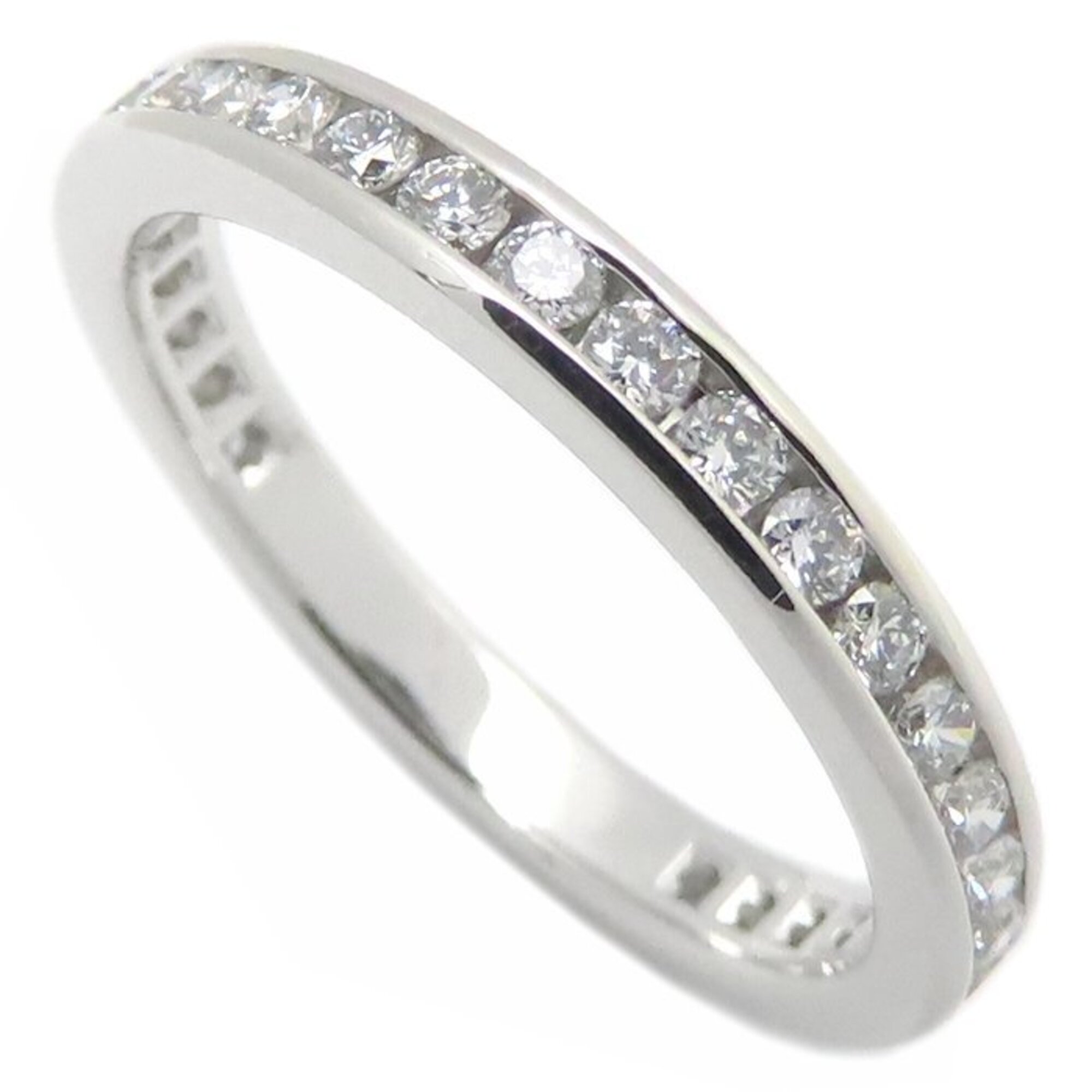 TIFFANY&Co. Tiffany Channel Setting Ring, Full Eternity Diamond Pt950, Women\'s, 295338