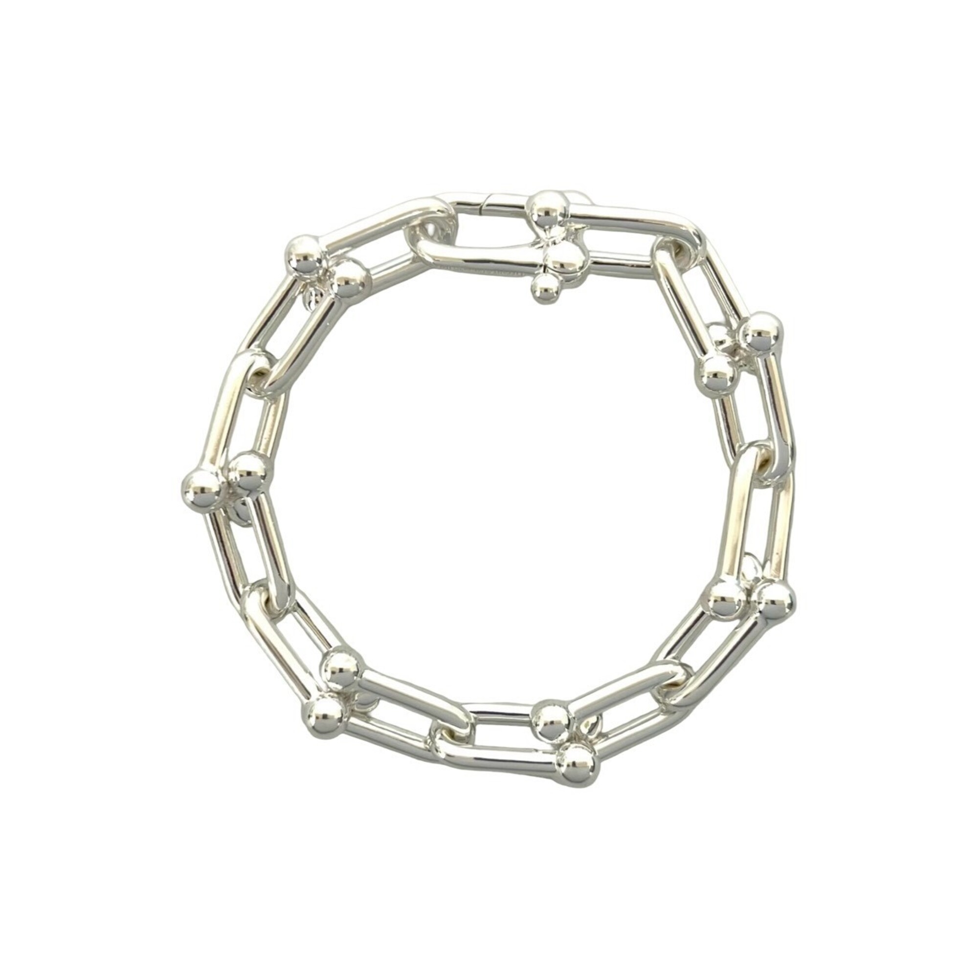 TIFFANY&Co. Tiffany HardWear Large Link 925 Bracelet Chain Bangle Accessory Silver 42757