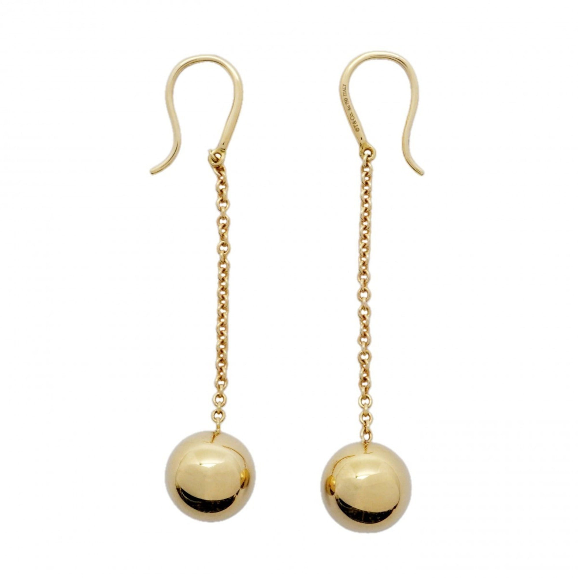 Tiffany & Co. Hardware Ball Earrings, 18K Yellow Gold, Women\'s