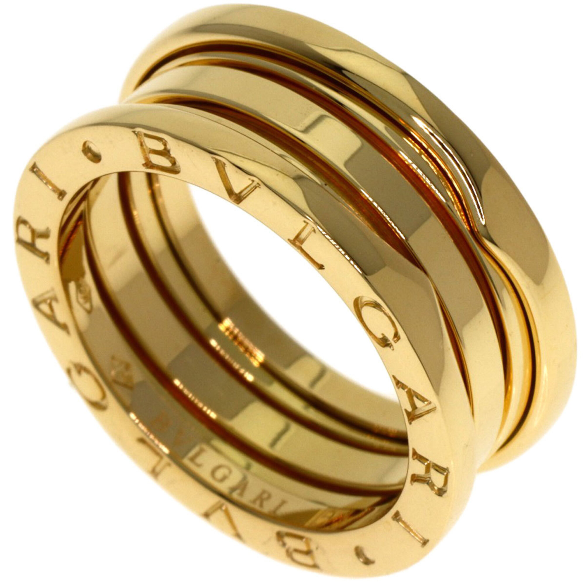 BVLGARI B-zero1 2-band ring #52, 18K yellow gold, women\'s.