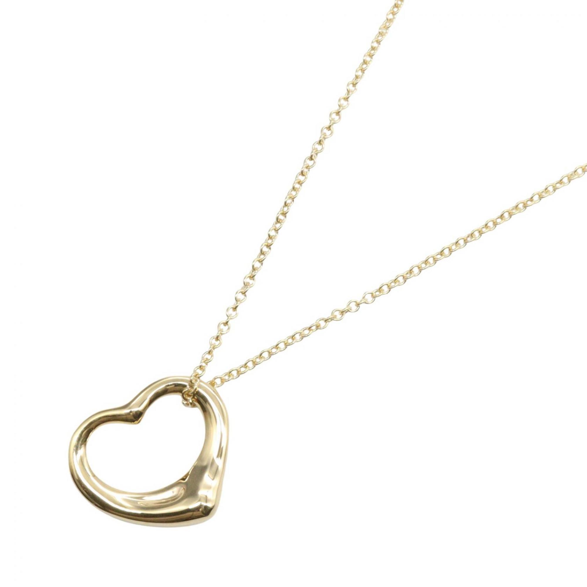 Tiffany & Co. Open Heart Necklace, 18K Yellow Gold, Women\'s, Gold