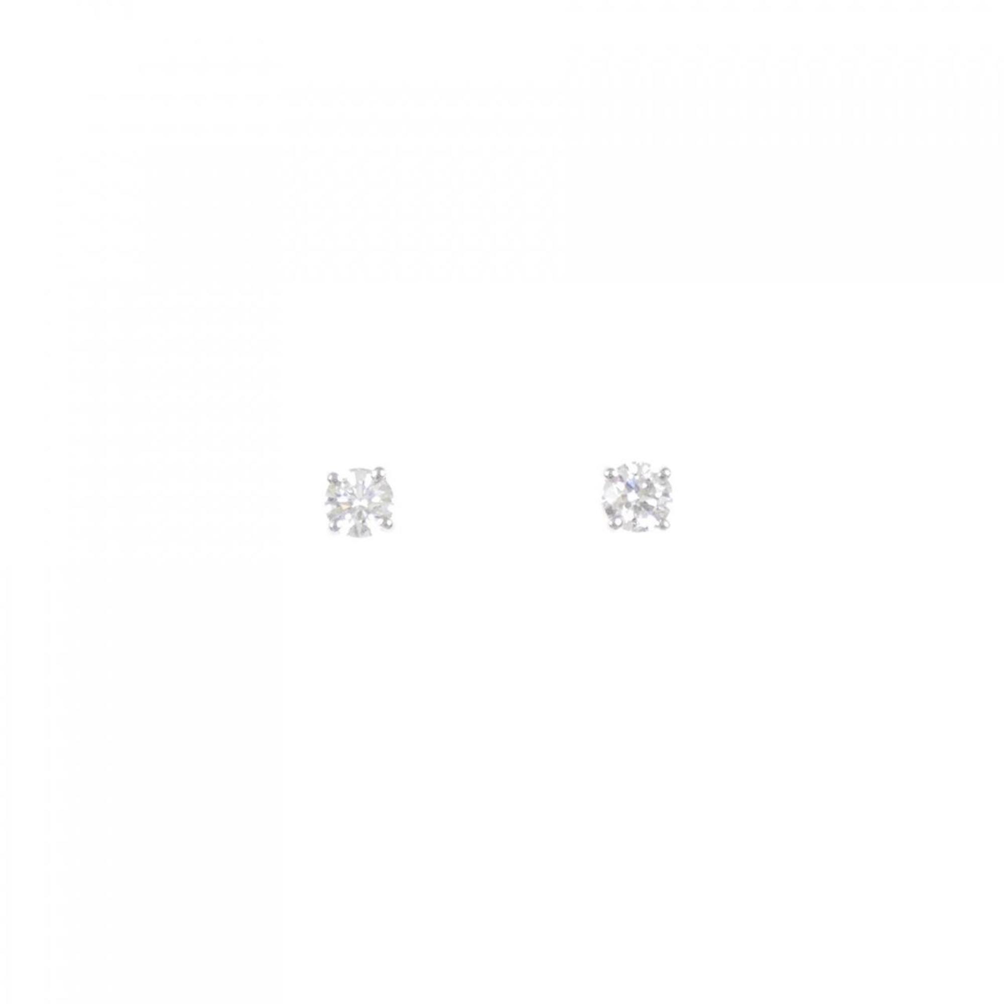 Tiffany solitaire earrings