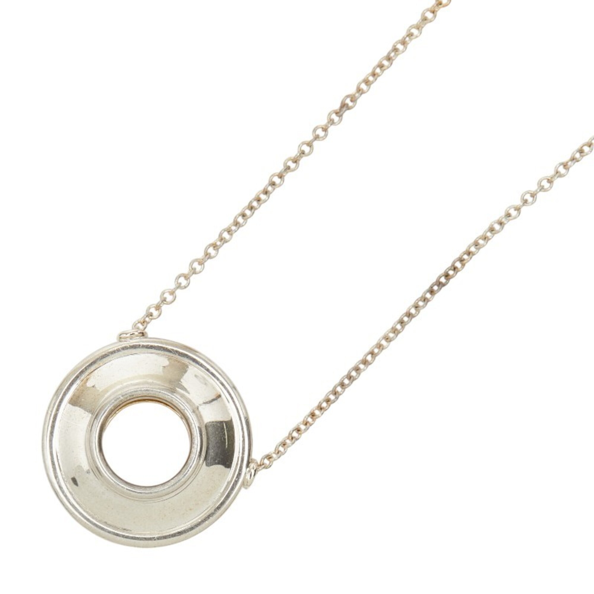 Tiffany & Co. Paloma Picasso Magic Circle Necklace, SV925 Silver, Women\'s.