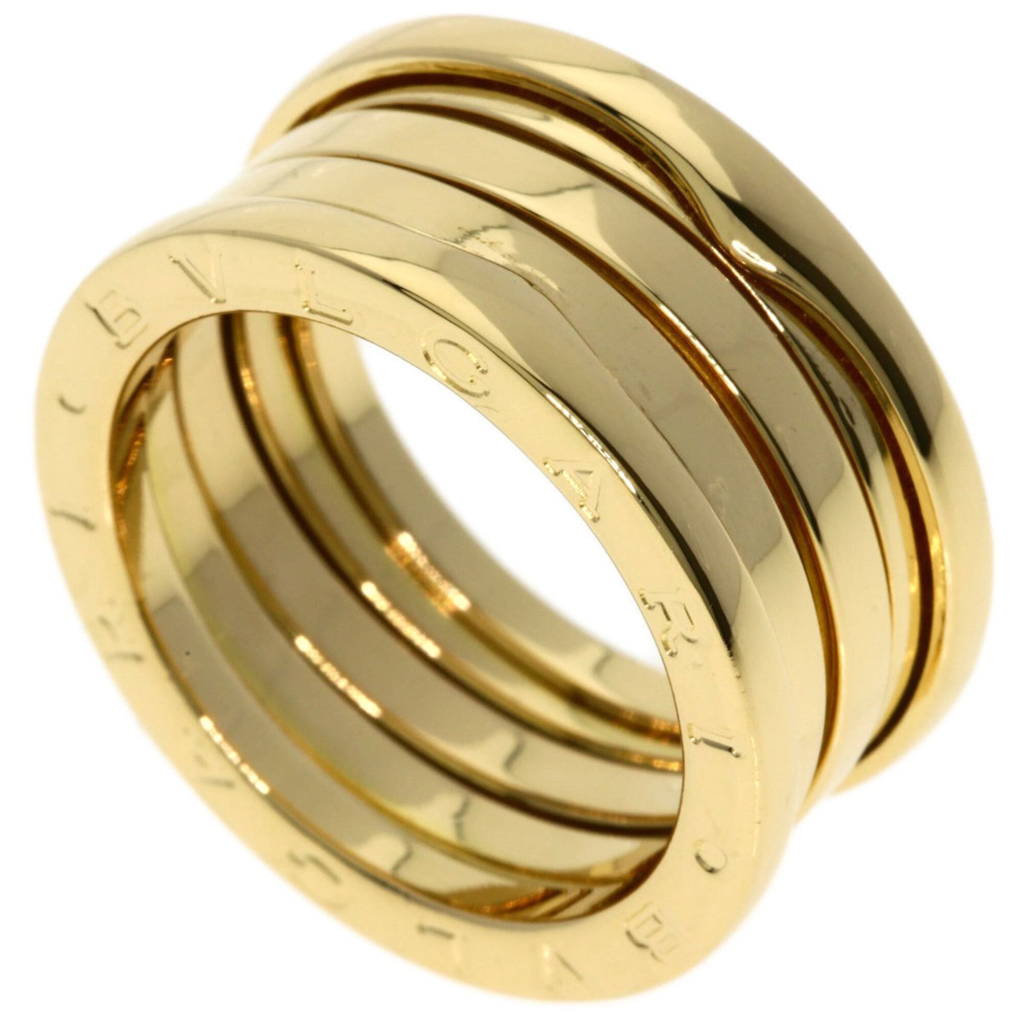 Bvlgari Bulgari B-zero1 4-band ring #54, 18K yellow gold, women\'s.