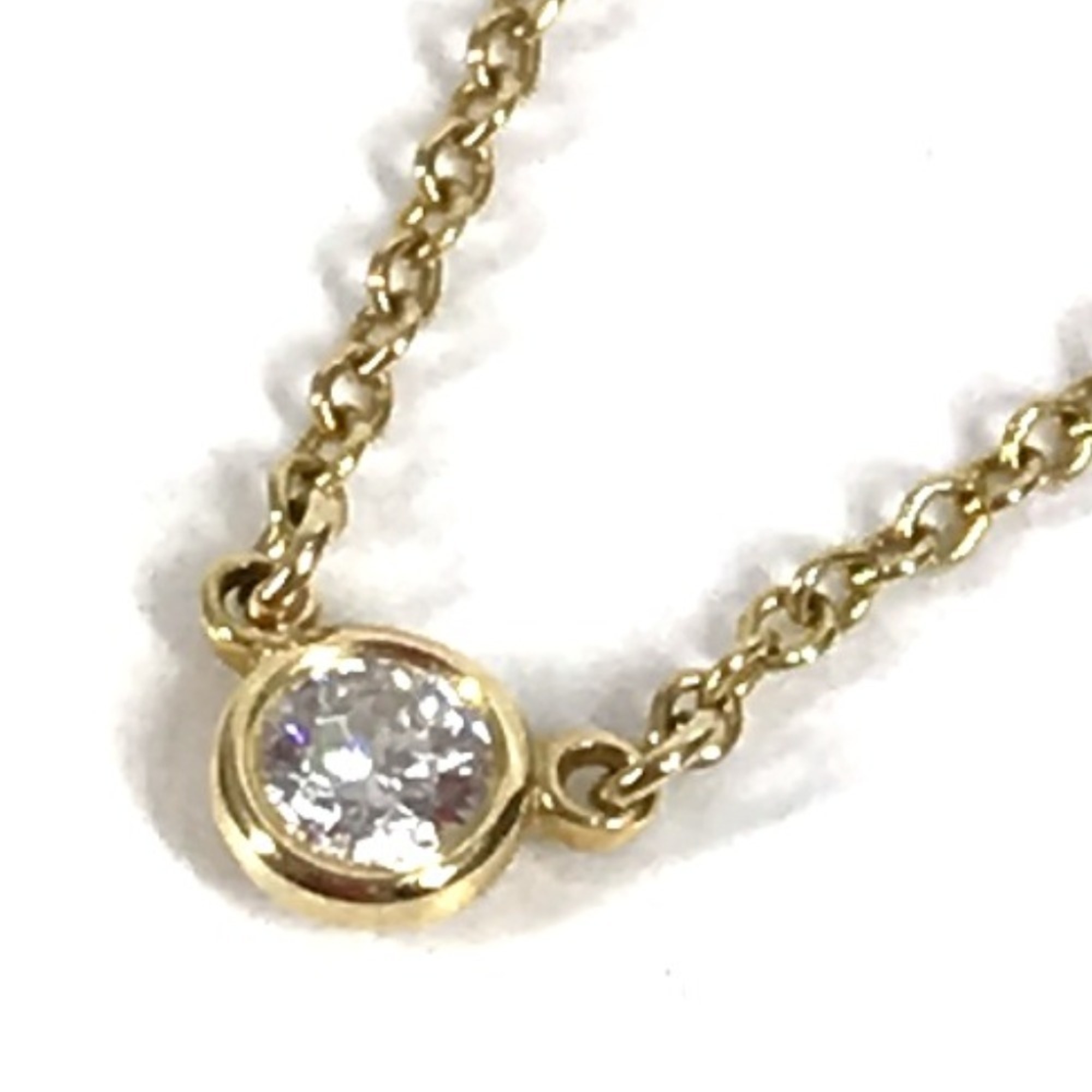 TIFFANY&Co. Tiffany & Co. Accessories Jewelry 1PD By the Yard Necklace Diamond Chain YG750 Women\'s
