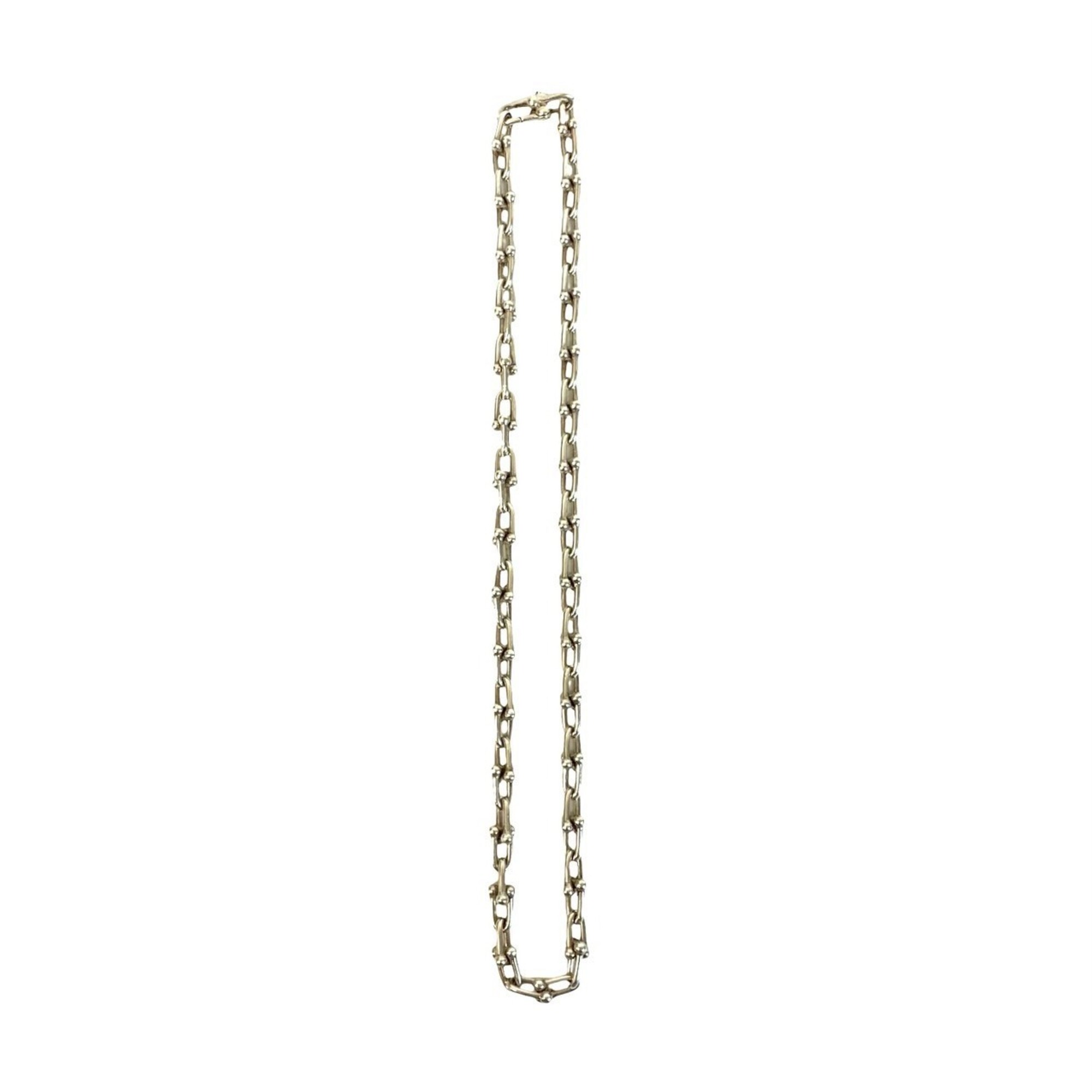 TIFFANY&Co. Tiffany Small Link Necklace, Sterling Silver 925 Chain Choker, 03960