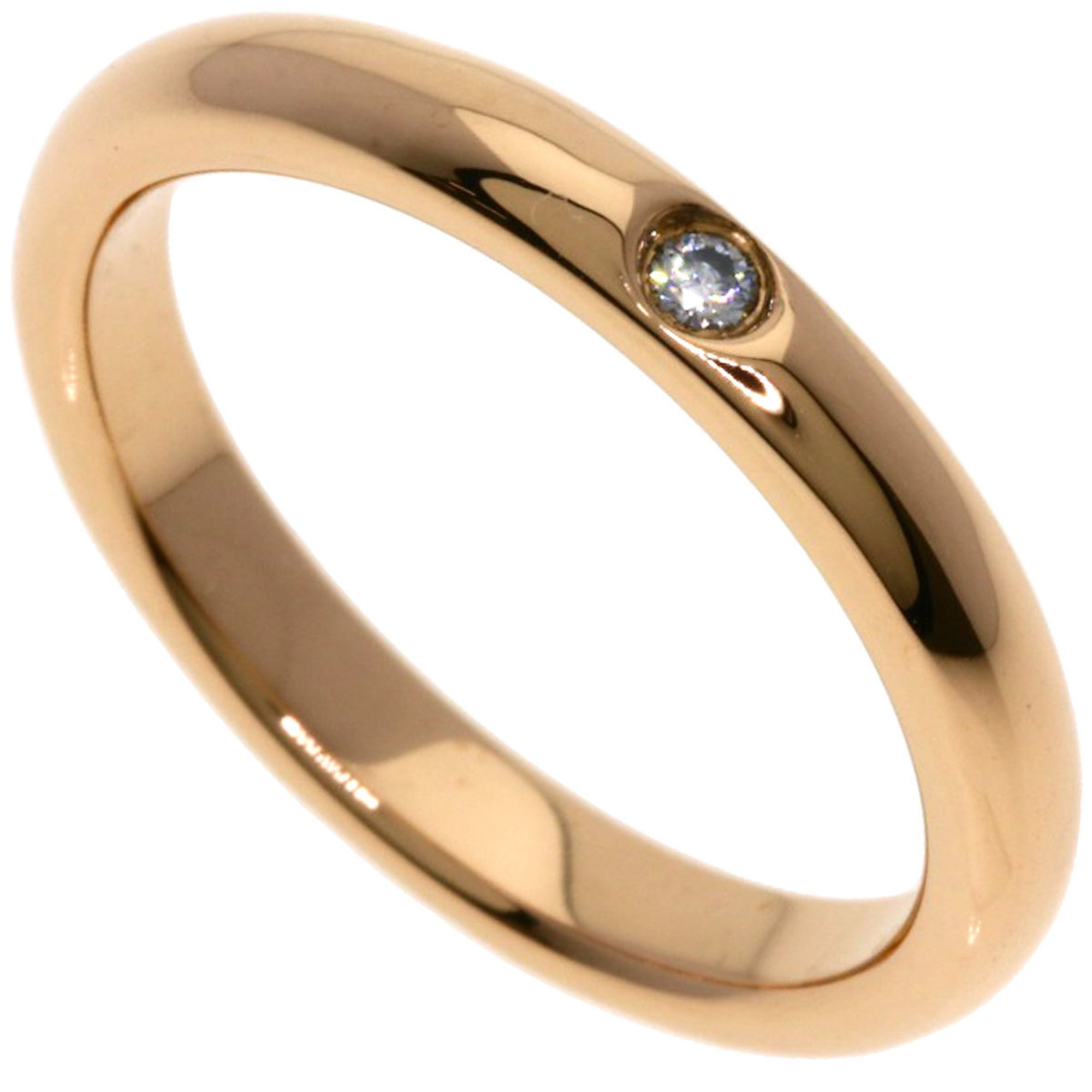 Tiffany & Co. Wedding 1P Diamond Ring, 18K Pink Gold, Women\'s.