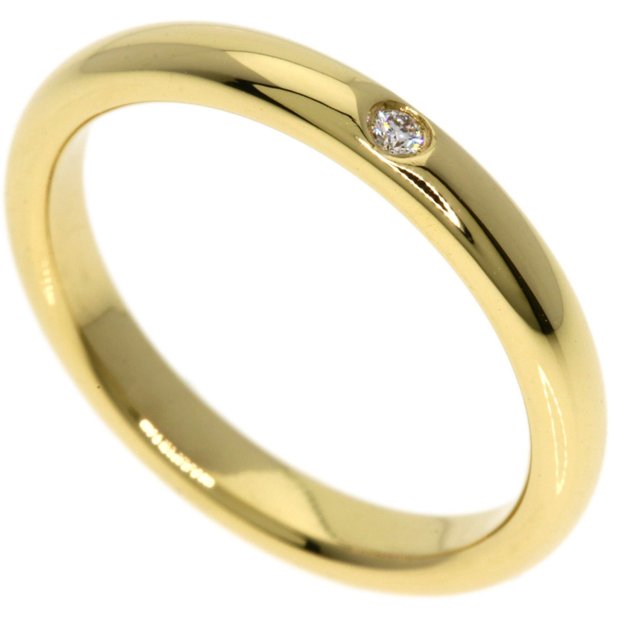 Tiffany & Co. Wedding Ring with 1 Diamond, 18K Yellow Gold, for Women.