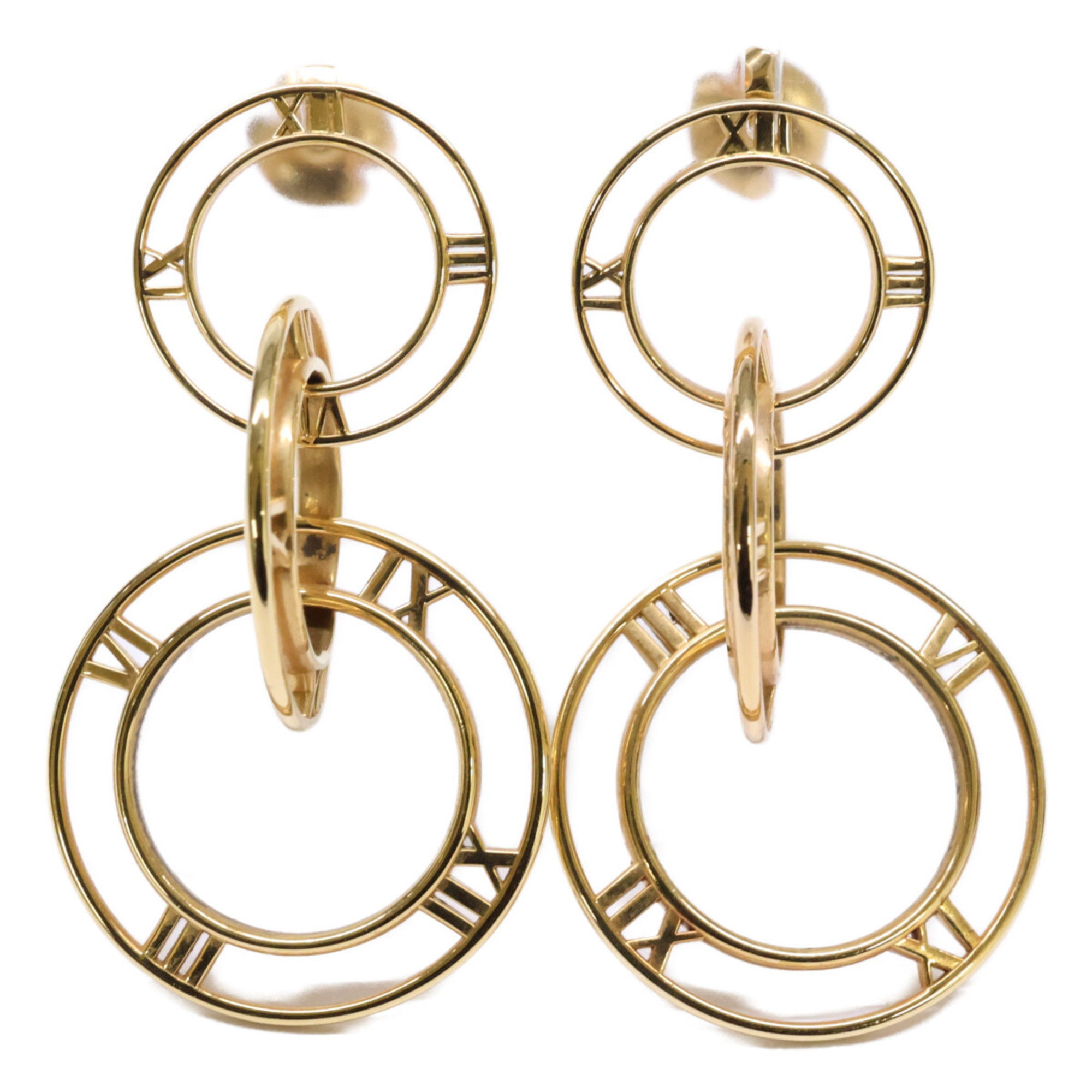 TIFFANY & Co. Tiffany 750YG Atlas Triple Drop Earrings, Gold, Women\'s