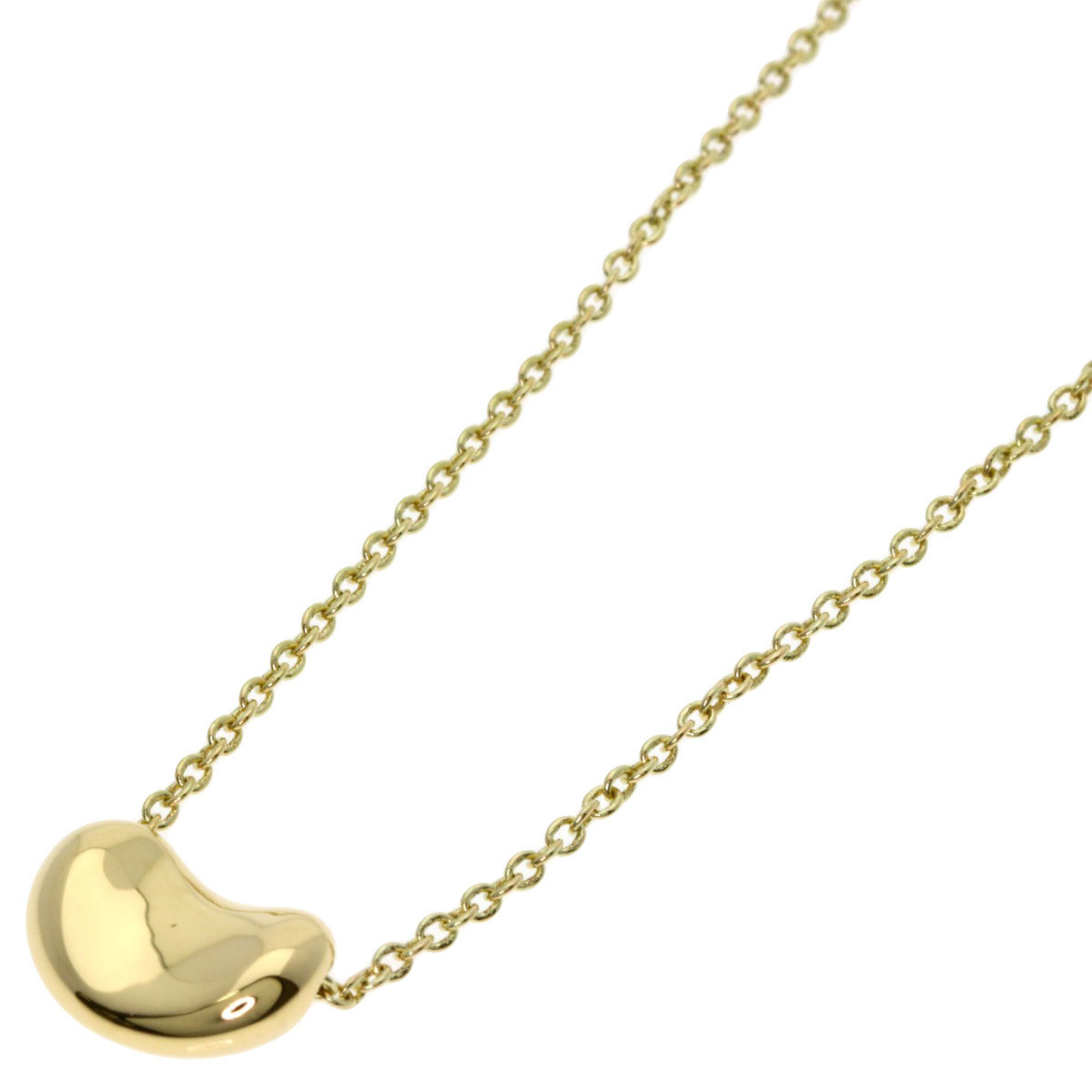 Tiffany Bean Necklace, 18K Yellow Gold, Women\'s, TIFFANY&Co.