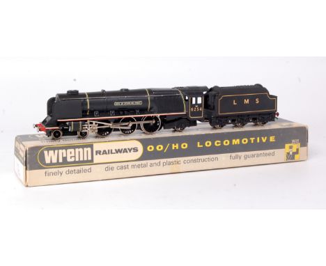 A Wrenn Railways W2227 LMS postwar black 'City of Stoke-on-Trent' engine and tender with instructions (G-BG)