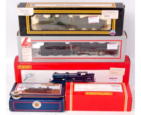 Hornby R2178A BR black class N2 tank engine (NM-BNM), R186 BR black class J52 saddle tank engine (G-BG), Bachmann 31-901 BR b