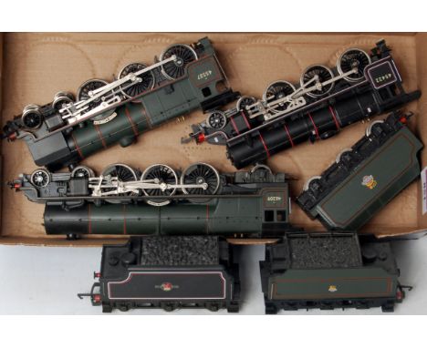 Hornby BR green 'Princess Beatrice' engine and tender (G) BR green, 'Private E Sykes VC' (G) and BR black class 5 engine and 