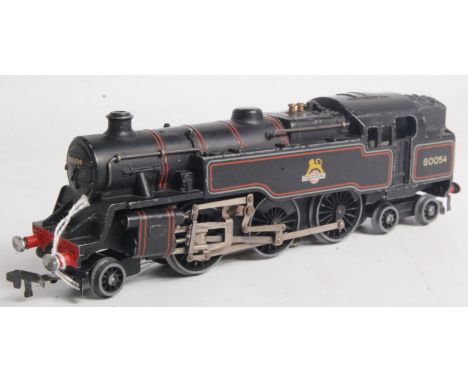Hornby Dublo 3-rail EDL18 tank engine No.80054, some paint loss mainly to raised edges (G)