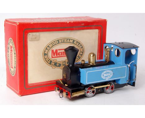 Mamod SL2 steam locomotive, blue version, in the original box with Mamod leaflet, very little use, gentle clean required (G-B