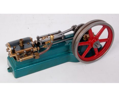 Stuart Turner S50 small mill type engine, of horizontal formation with single cylinder and slip eccentric, powering a 3.5 inc