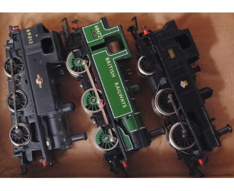 A Hornby British Railways LNER green class J83 tank engine (G) Bachmann class J 72 tank engine BR black (G) and Dapol BR blac