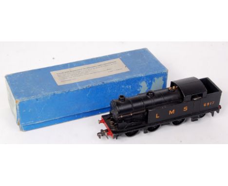 A Hornby Dublo EDL7 tank engine LMS sans-serif, some chips mainly to raised edges (G-BG)