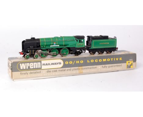 A Wrenn Railways W2237 Southern malachite green Bulleid 'Lyme Regis' engine and tender (NM-BG)