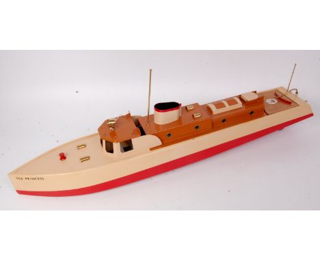 Bowman Norfolk, live steam launch 'Sea Princess' fully restored with double boiler, single oscillating engine and single scre
