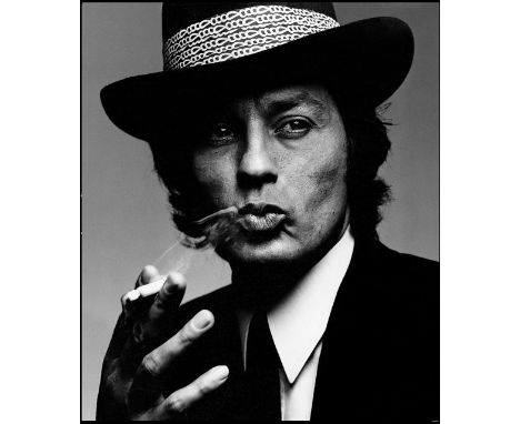Clive Arrowsmith (by), Alain Delon, Giclée, signed and numbered, label to verso, non embossed, limited edition 3/25, 16" x 17