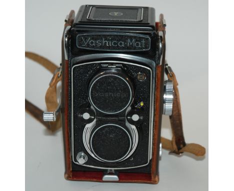 A Yashica-Mart twin lens camera and accessories Condition Report: Available upon request