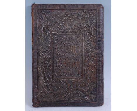 Gray, Thomas: Gray's Elegy, Illuminated by Owen Jones, First edition, London: Longman, 1846, full leather binding, the cover 