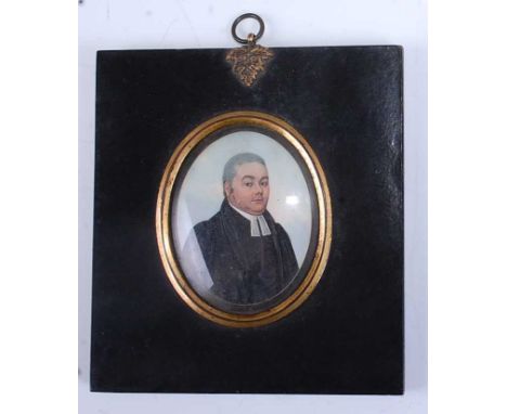 Attributed to Frederick Buck (1771-1839) half length portrait of the Reverend George Osborn, born 1757, Cork, married 1787, d