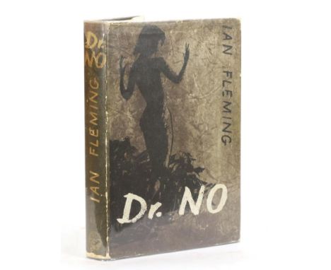 Fleming, Ian Dr No, 1958, Jonathan Cape. First edition in dustwrapper, boards without silhouette. Ownership bookplate to fron