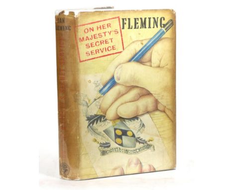 Fleming, Ian On Her Majesty's Secret Service, Jonathan Cape. First edition in browned dustwrapper, not price-clipped.