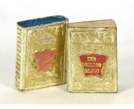 Miniature Book Schloss's English Bijou Almanac for 1841, Poetically Illustrated by the Hon. Mrs. Norton, Schloss, frontis por