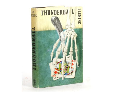 Fleming, Ian Thunderball, 1961, Jonathan Cape. First edition in bright dustwrapper, not price-clipped.