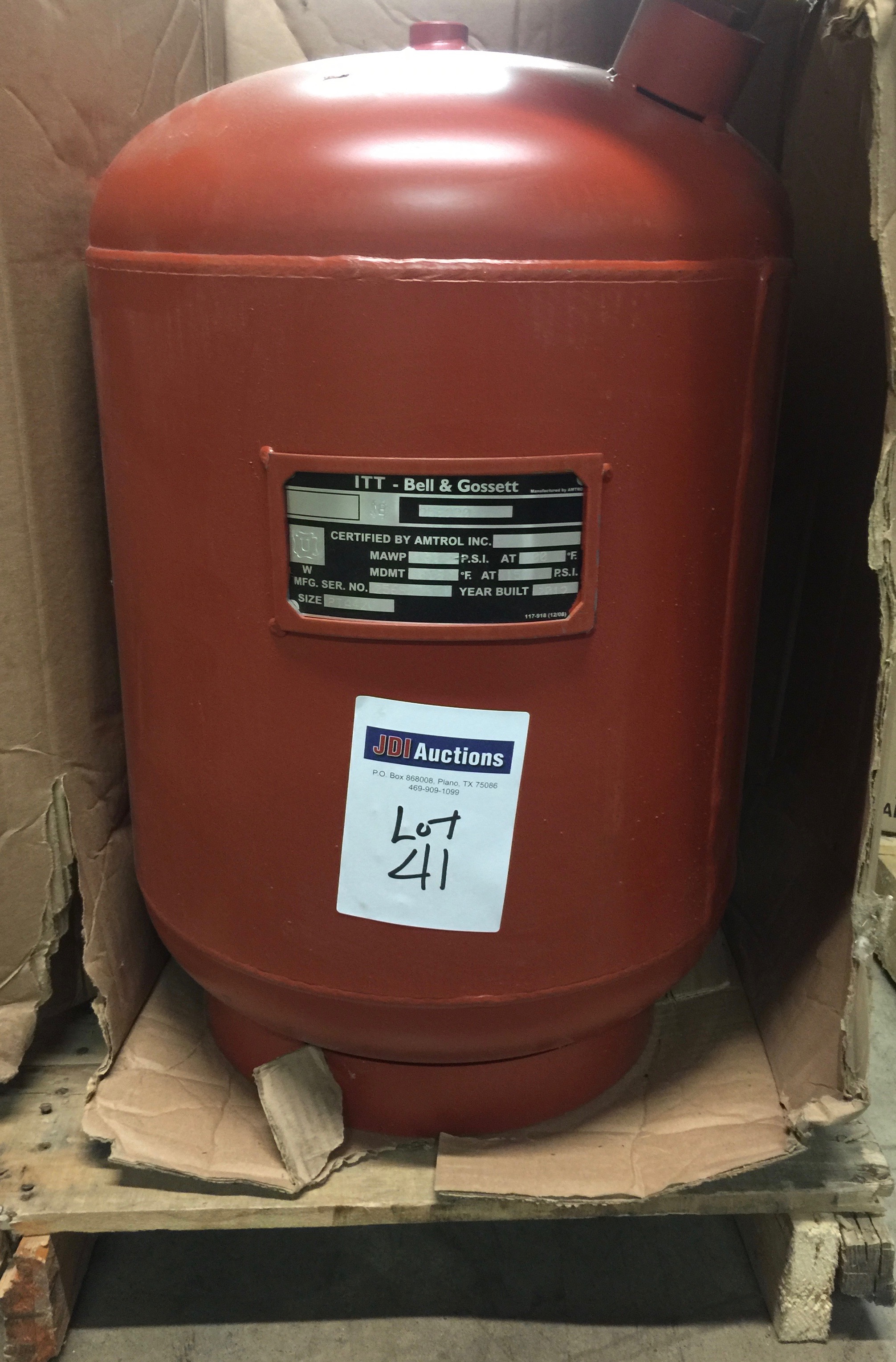 Bell & Gossett PTA42V Expansion Tank for Portable Water Systems, 150