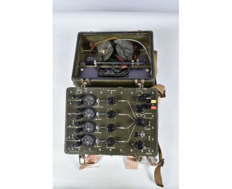A MILITARY ELLIOTT TOBIAS ANTI INTRUSION ALARM, in its original case, this portable alarm system was produced by ELLIOTT and 