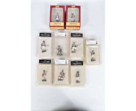 SEVEN BOXED BRITAINS NAPOLEONIC FIGURES, to include a French Dragoons General 36013, French Chasseurs a Cheval General 36014,