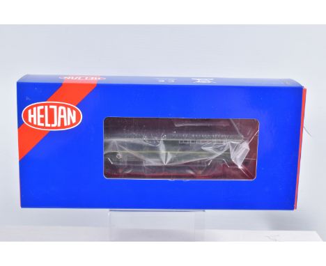 A BOXED OO GAUGE HELJAN MODEL RAILWAY PARK ROYAL RAILBUS, SC79970 in BR Green with Speed Whiskers, model no. 8750, appears in