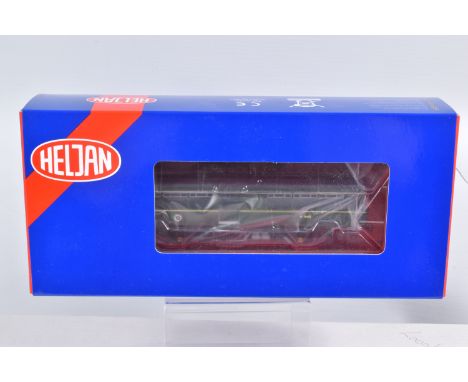 A BOXED OO GAUGE HELJAN MODEL RAILWAY PARK ROYAL RAILBUS, M79972 in BR Green with Small Yellow Panels, model no. 8753, appear