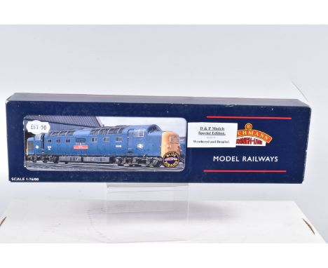 A BOXED OO GAUGE BACHMANN BRANCHLINE MODEL RAILWAY LOCOMOTIVE Class 55 Deltic, no. 55010 'The Kings Own Scottish Borderer' in