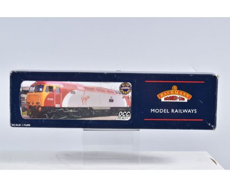 A BOXED OO GAUGE BACHMANN BRANCHLINE MODEL RAILWAY LOCOMOTIVE Class 57 Diesel no. 57031 ' Scott Tracy' in Virgin Trains Liver